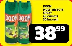 Usave Doom multi insects spray offer