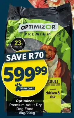 Checkers Optimizor Premium Adult Dry Dog Food offer