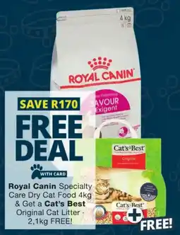 Checkers Royal Canin Specialty Care Dry Cat Food offer