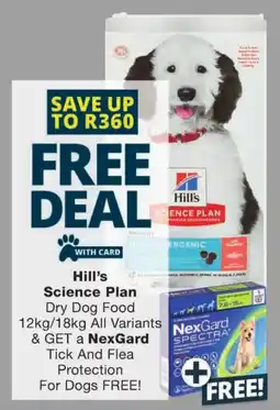 Checkers Hill's Science Plan Dry Dog Food offer