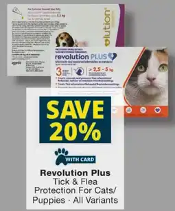 Checkers Revolution Plus Tick & Flea Protection For Cats/ Puppies offer