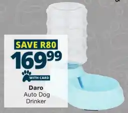 Checkers Daro Auto Dog Drinker offer