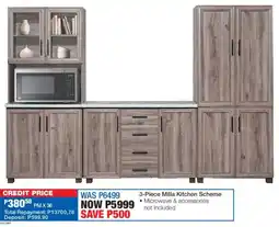 OK Furniture Milla Kitchen Scheme offer