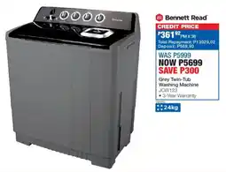 OK Furniture Bennett Read Grey Twin-Tub Washing Machine offer