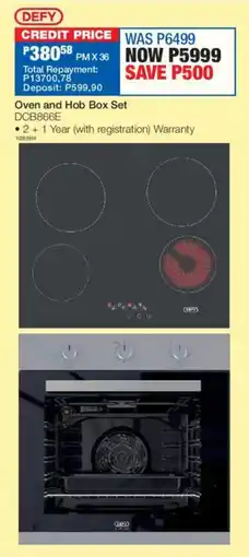 OK Furniture Defy Oven and Hob Box Set offer