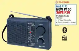 OK Furniture Telefunken Portable Radio offer