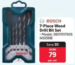 Makro Bosch Wood Drill Bit Set offer
