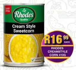 Take 'n Pay Rhodes Cream Style Sweetcorn offer
