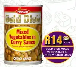 Take 'n Pay Gold dish mixed vegetables in curry sauce offer