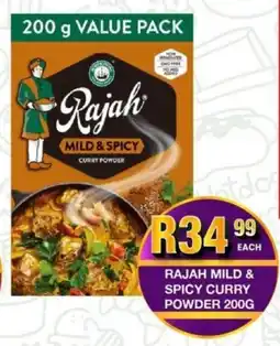 Take 'n Pay Rajah mild & spicy curry powder offer