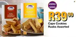 Take 'n Pay Cape Cookies Rusks Assorted offer