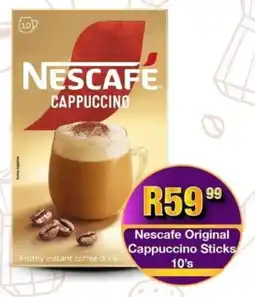 Take 'n Pay Nescafe Original Cappuccino Sticks offer
