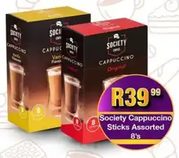 Take 'n Pay Society Cappuccino Sticks Assorted offer