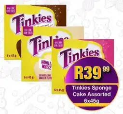 Take 'n Pay Tinkies Sponge Cake Assorted offer