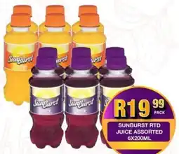 Take 'n Pay Sunburst rtd juice assorted offer