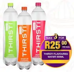 Take 'n Pay Thirsti flavoured water offer