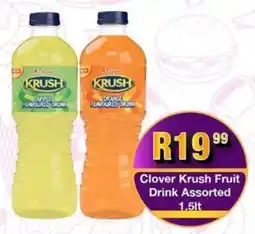 Take 'n Pay Clover Krush Fruit Drink Assorted offer