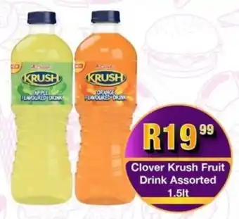 Take 'n Pay Clover Krush Fruit Drink Assorted offer