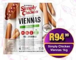 Take 'n Pay Simply Chicken Viennas offer