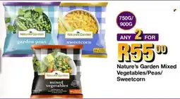 Take 'n Pay Nature's Garden Mixed Vegetables/ Peas/ Sweetcorn offer