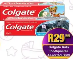 Take 'n Pay Colgate Kids Toothpastes Assorted offer