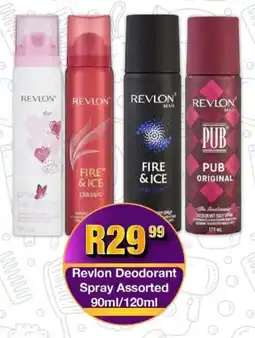 Take 'n Pay Revlon Deodorant Spray Assorted offer