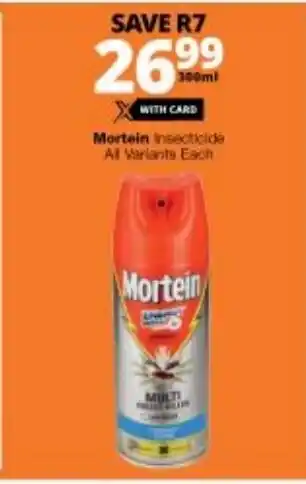 Checkers Mortein Insecticide All Variants each offer