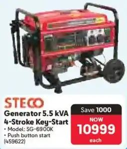 Makro Steco Generator 5.5 kVA 4-Stroke Key-Start offer