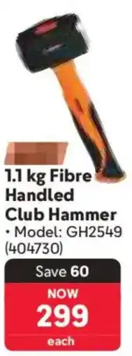 Makro Grip Fibre Handled Club Hammer offer