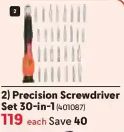 Makro Grip Precision Screwdriver Set 30-in-1 offer