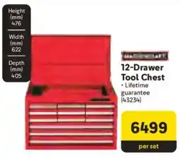 Makro Mastercraft 12-Drawer Tool Chest offer