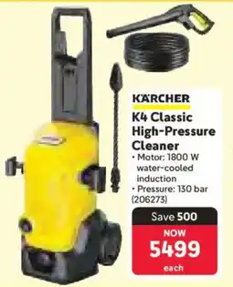 Makro Karcher K4 Classic High-Pressure Cleaner offer