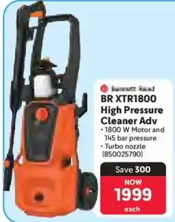 Makro Bennett Read BR XTR1800 High Pressure Cleaner Adv offer