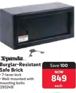 Makro Xpanda Burglar-Resistant Safe Brick offer