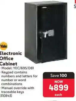 Makro Yale Electronic Office Cabinet offer