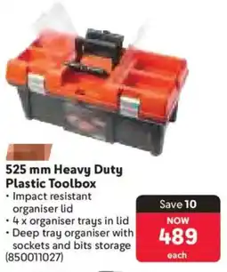 Makro Grip Heavy Duty Plastic Toolbox offer