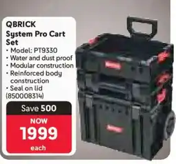 Makro QBRICK System Pro Cart Set offer