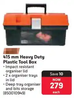 Makro Grip Heavy Duty Plastic Tool Box offer