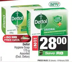 Spar Dettol Hygiene Soap offer
