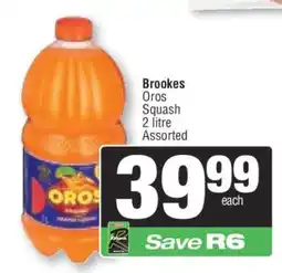 Spar Brookes Oros Squash offer