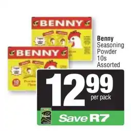 Spar Benny Seasoning Powder 10s Assorted offer