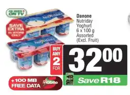 Spar Danone Nutriday Yoghurt offer
