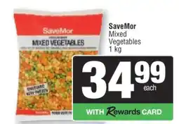 Spar SaveMor Mixed Vegetables offer