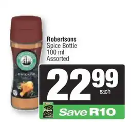 Spar Robertsons Spice Bottle offer