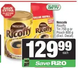 Spar Nescafé Ricoffy offer