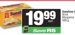 Spar Sunshine D Brick Margarine offer