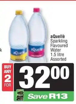 Spar Aquelle Sparkling Flavoured Water offer