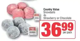 Spar Country Value Snowballs offer