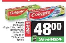 Spar Colgate Toothpaste offer