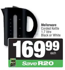 Spar Mellerware Corded Kettle offer